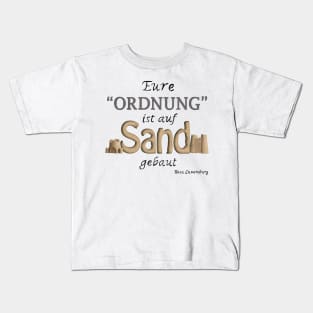 Auf Sand gebaut Kids T-Shirt